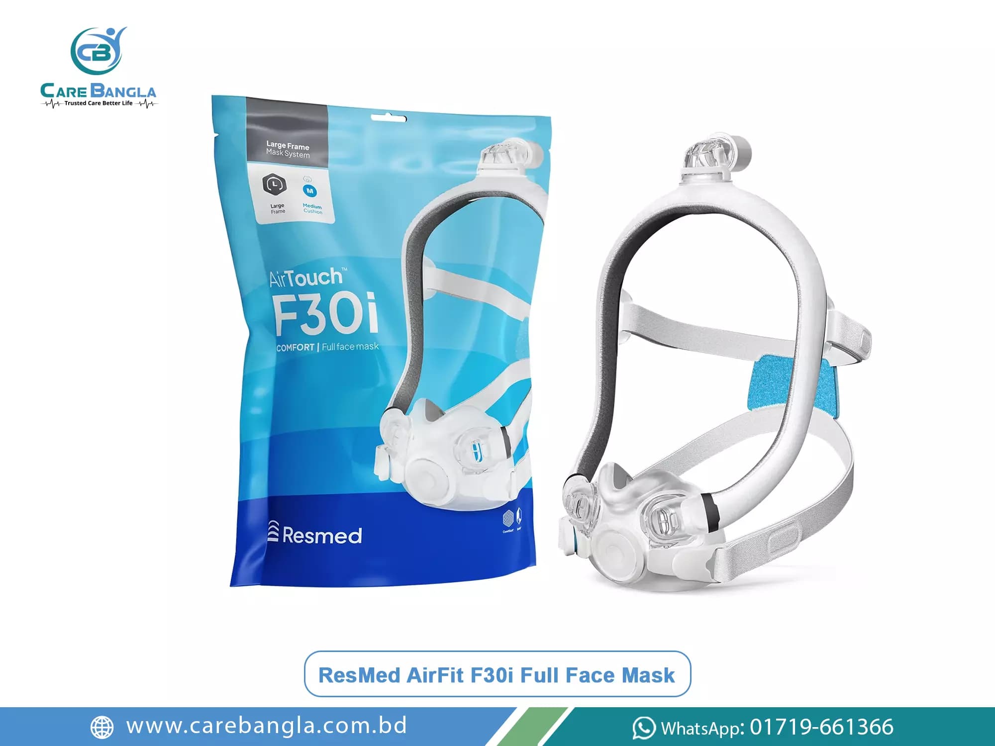 ResMed AirFit F30i Full Face Mask Price in Bangladesh — photo 1