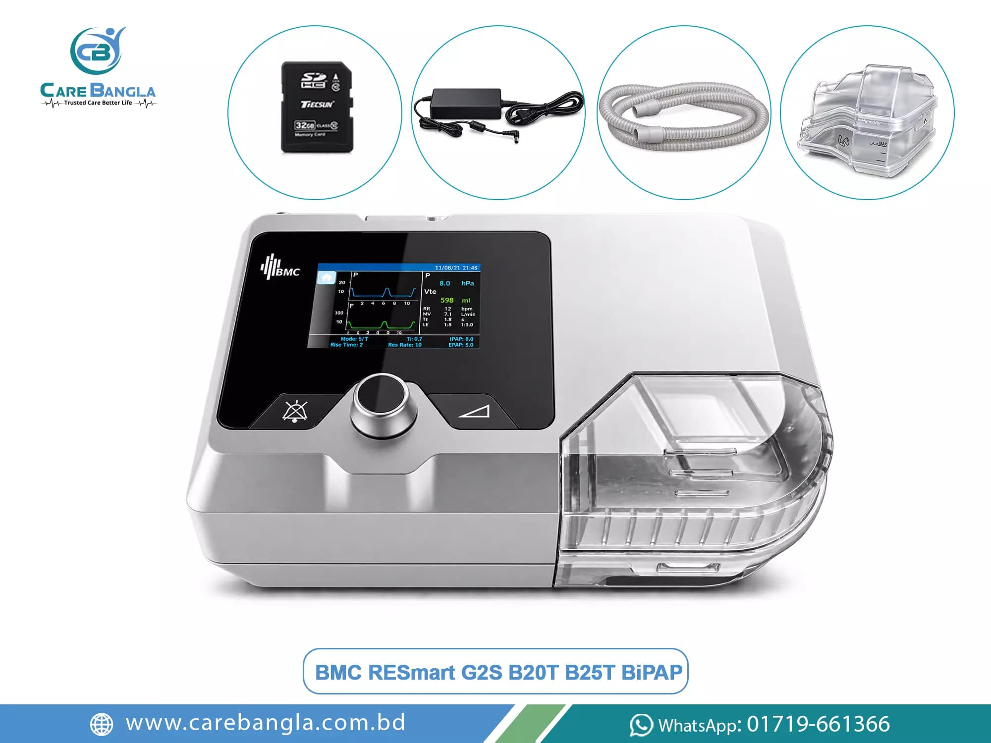 BMC RESmart G2S B20T B25T BiPAP Price in Bangladesh — photo 2
