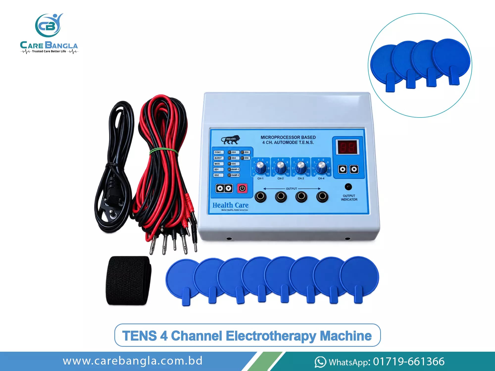 TENS 4 Channel Electrotherapy Machine Price in Bangladesh — photo 2