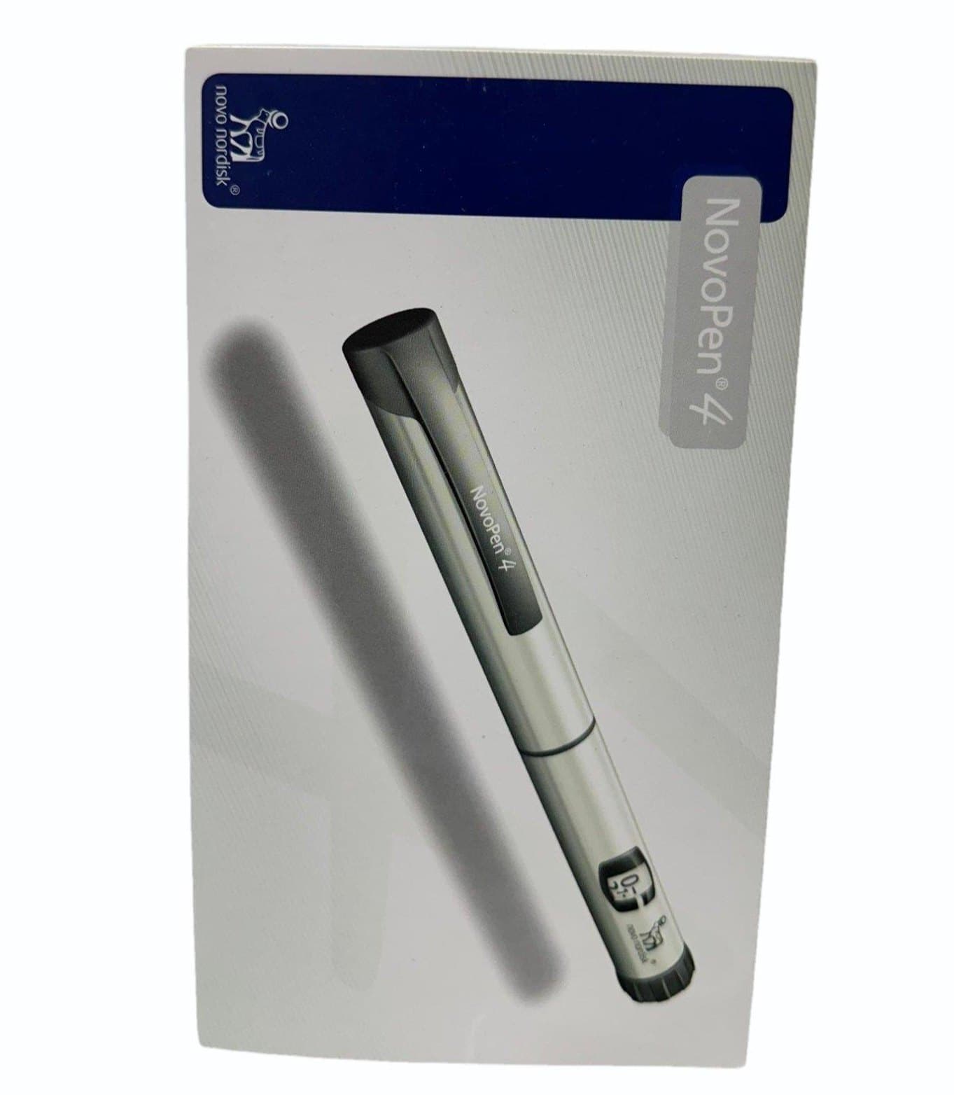 NovoPen 4 Reusable Insulin Pen Price in Bangladesh NovoPen 4 Reusable Insulin Pen Price in Bangladesh — Novo Nordisk NovoPen 4 silver reusable insulin pen in its retail carton