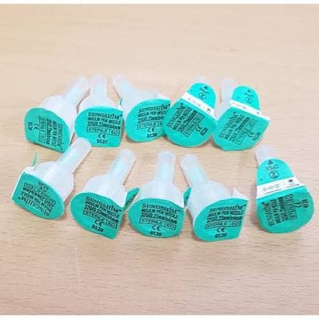 Insulin Pen Needles 32G 4mm Price in Bangladesh Insulin Pen Needles 32G 4mm Price in Bangladesh — ten Sungshim sterile single-use insulin pen needles with green hubs