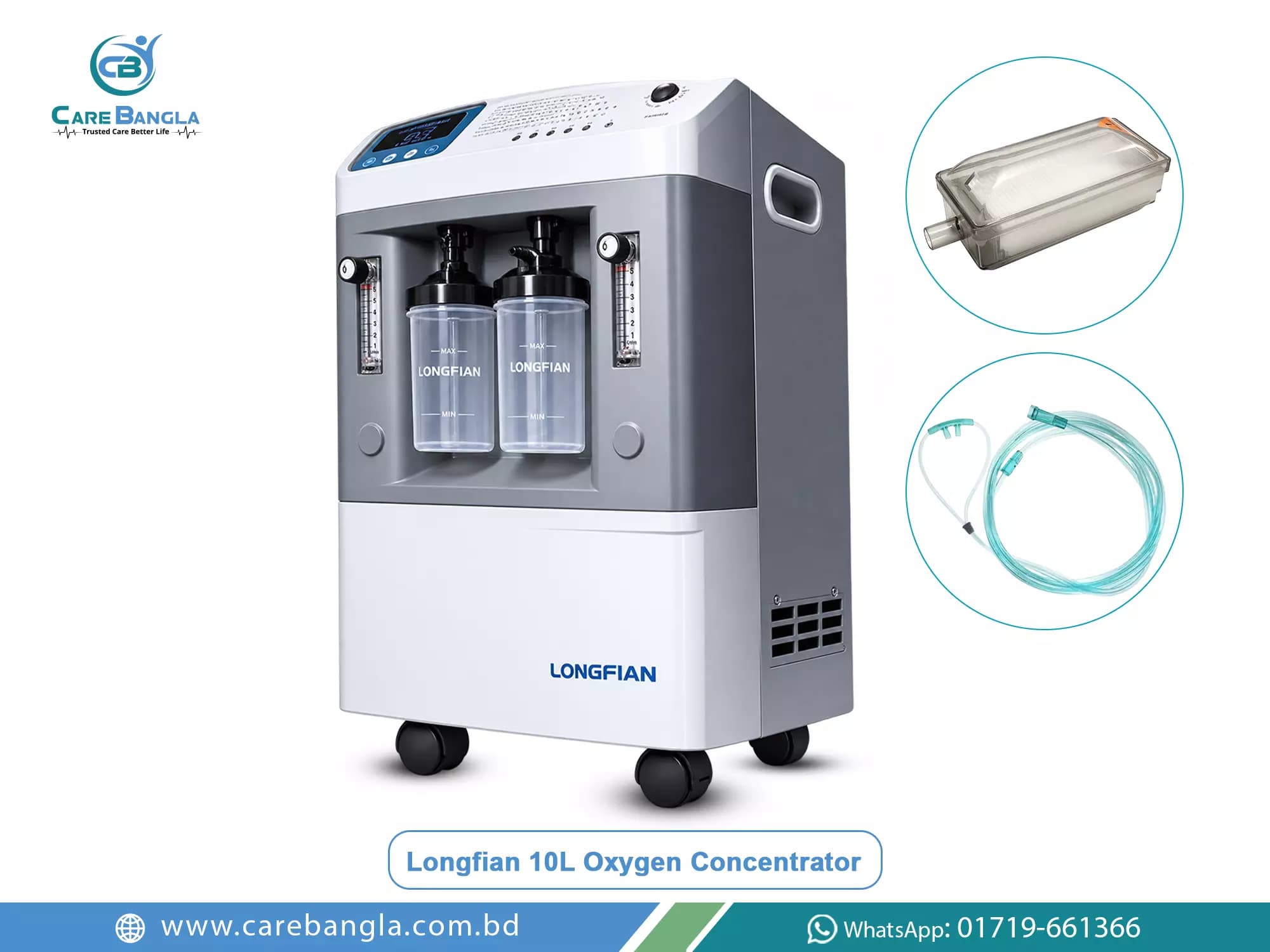 Longfian 10L Oxygen Concentrator Price in Bangladesh — photo 2