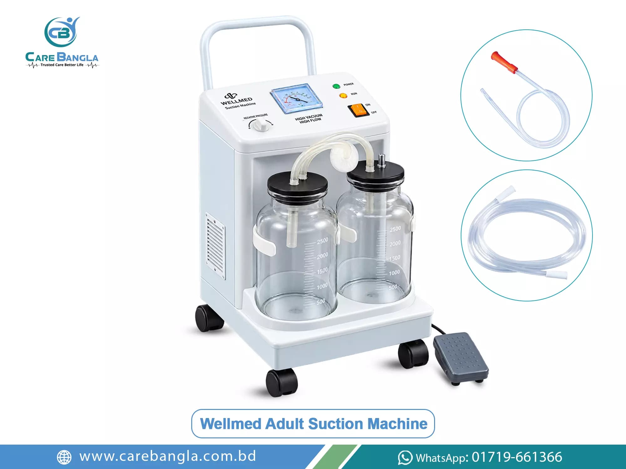 Wellmed Adult Suction Machine Price in Bangladesh — photo 2