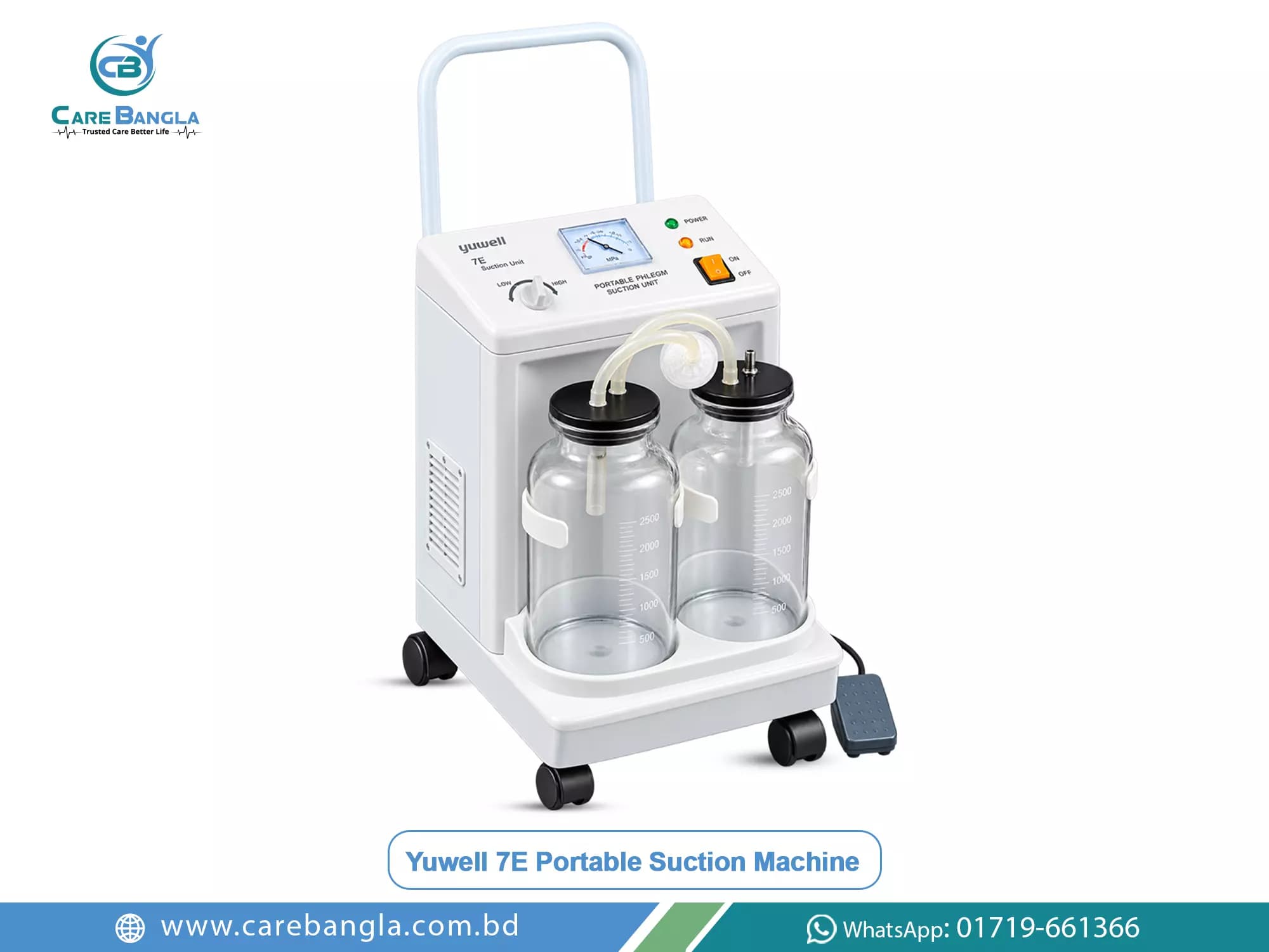 Yuwell 7A-23D Suction Machine Price in Bangladesh — photo 1