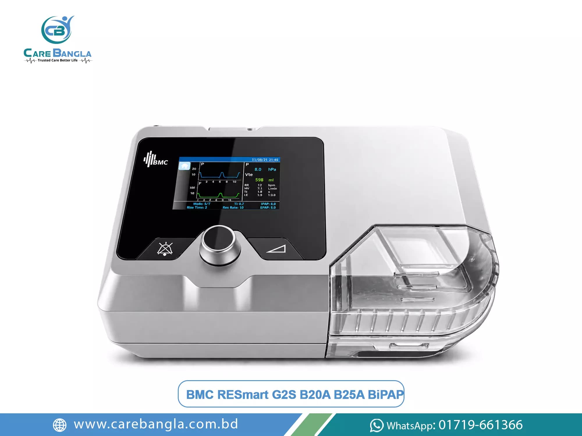 BMC RESmart G2S B20A B25A BiPAP Price in Bangladesh — photo 1