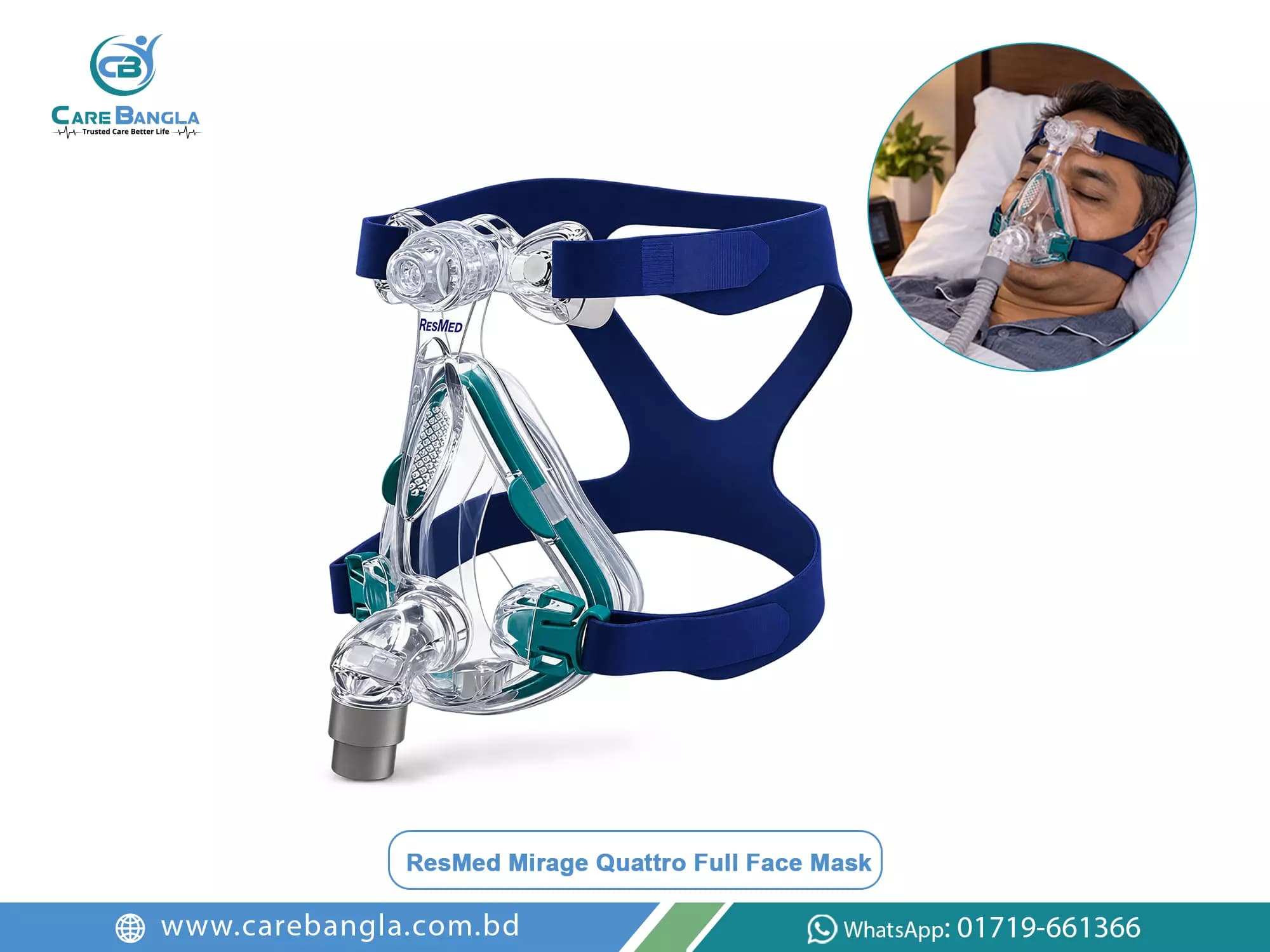 ResMed Mirage Quattro Full Face Mask Price in Bangladesh — photo 2