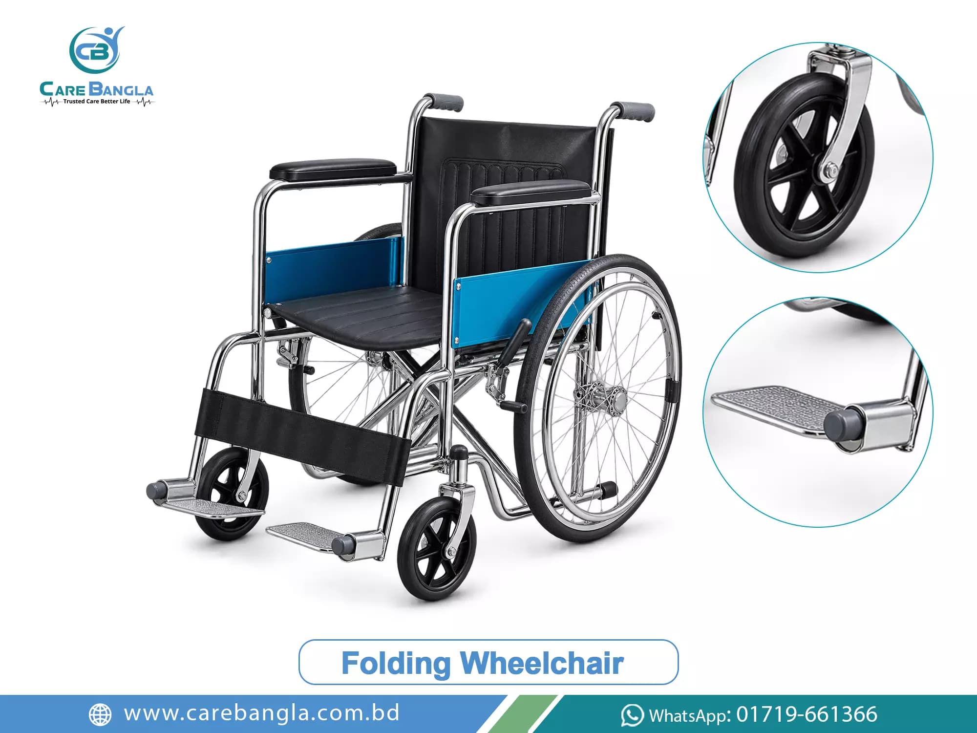Folding Wheelchair Price in Bangladesh — photo 2
