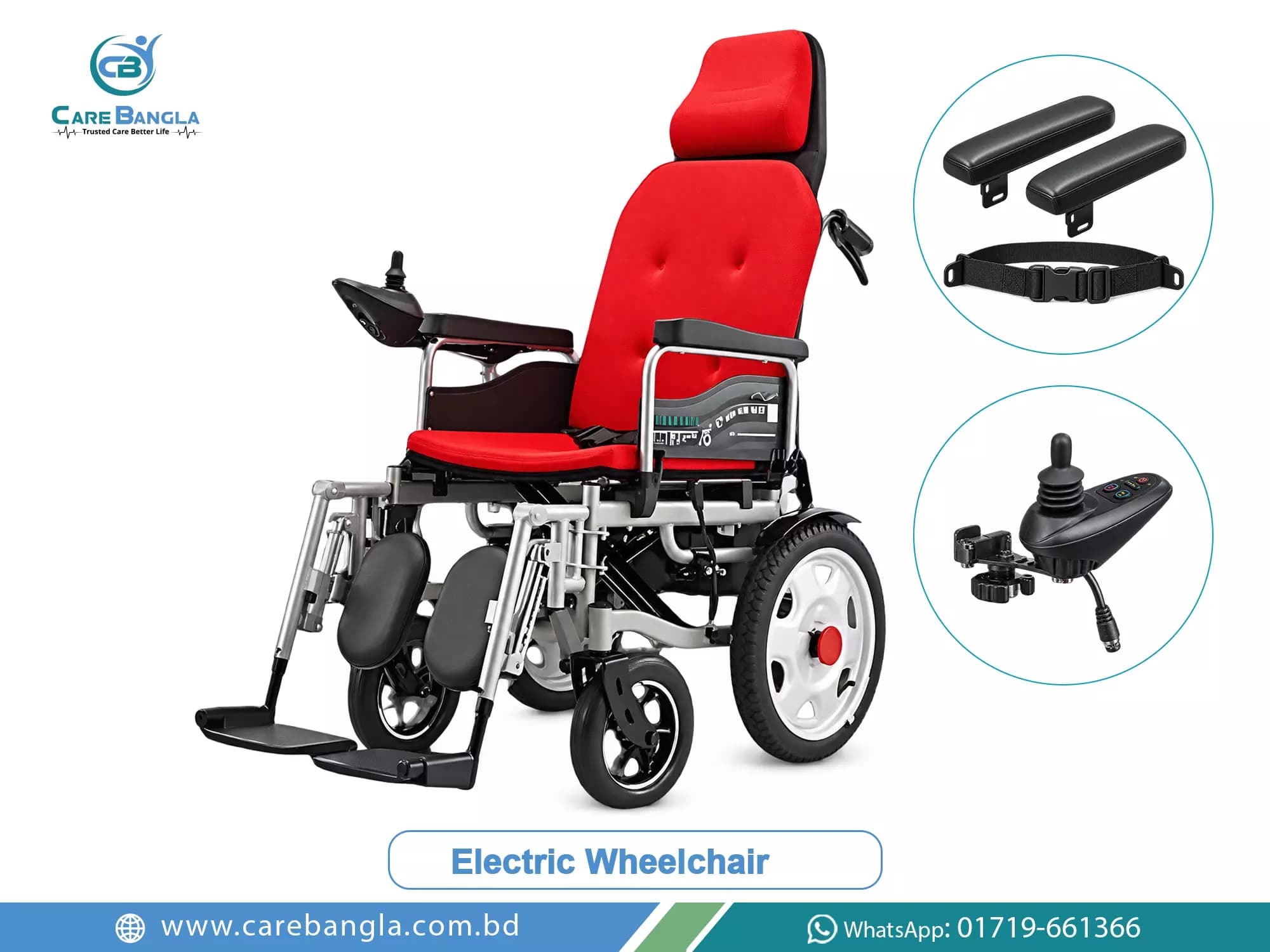 Electric Reclining Wheelchair Price in Bangladesh — photo 2