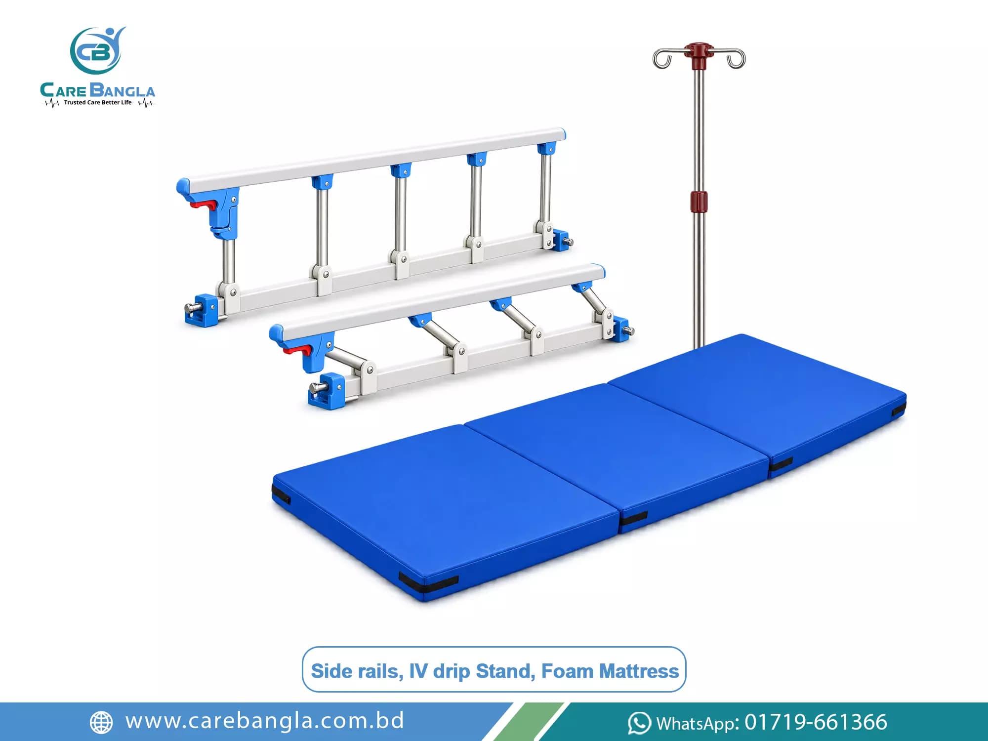 Hospital Bed Two Function Manual Price in Bangladesh — photo 3