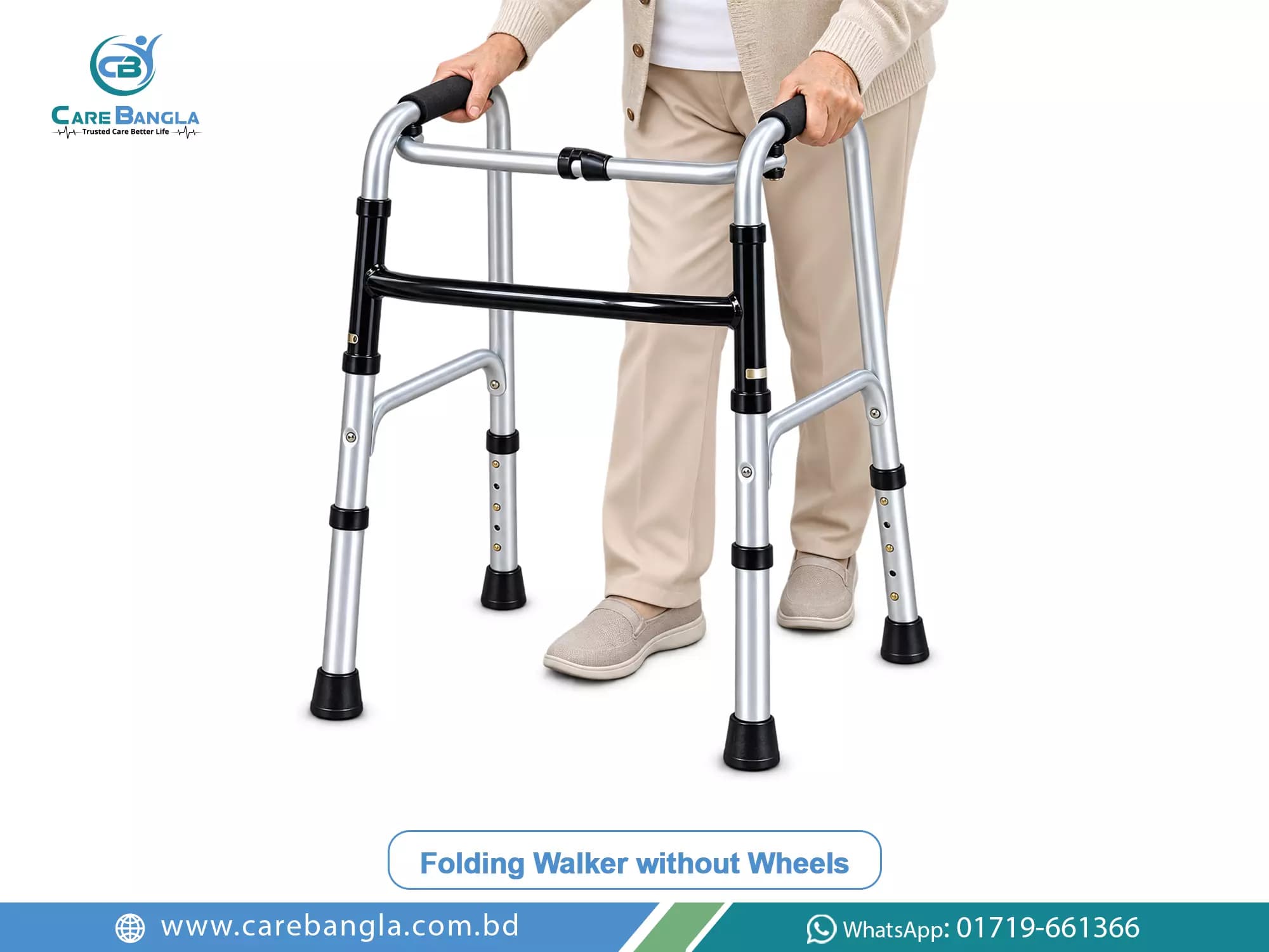 Folding Walker without Wheels Price in Bangladesh — photo 3