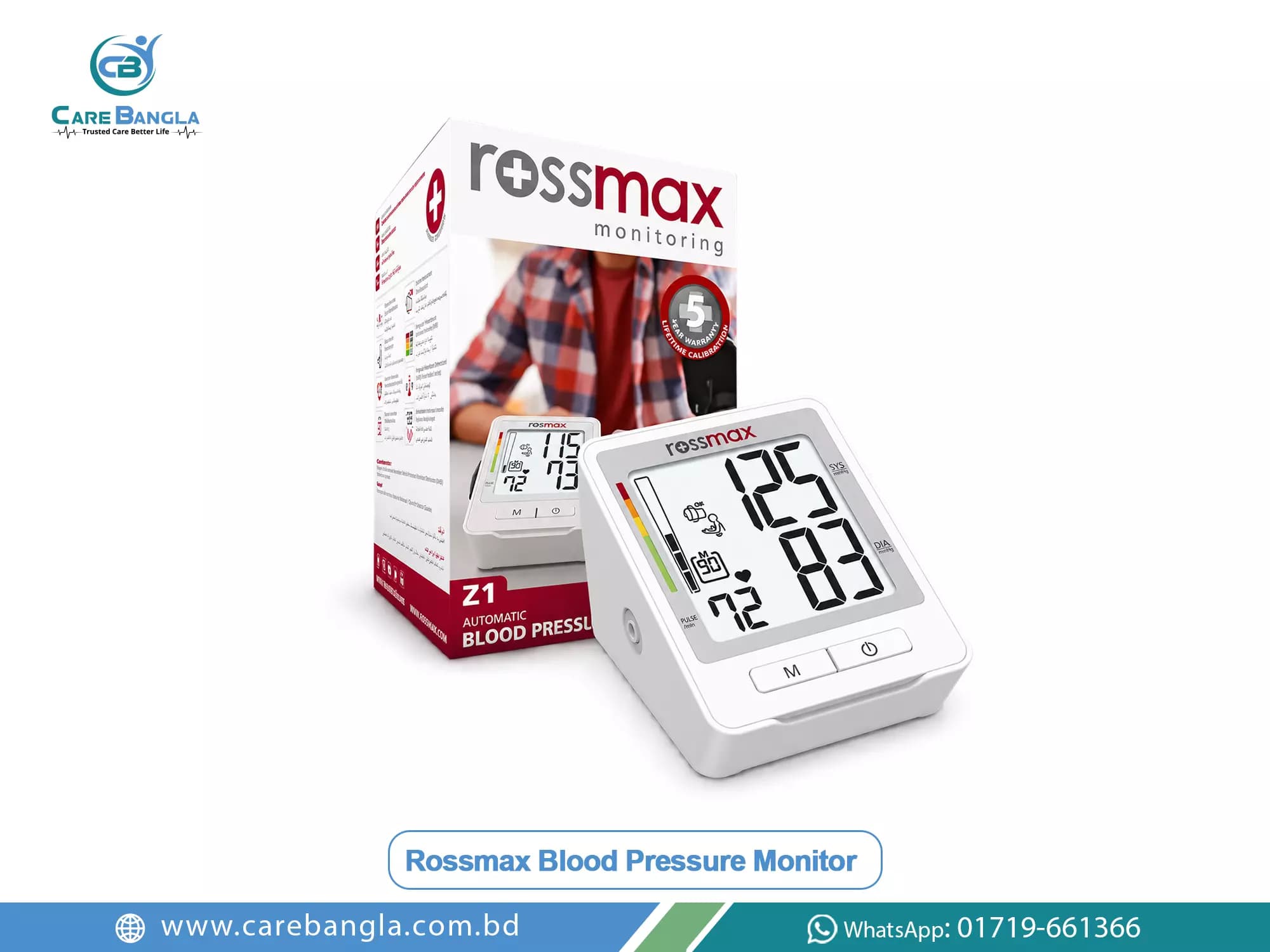 Rossmax Blood Pressure Monitor Price in Bangladesh Rossmax Blood Pressure Monitor Price in Bangladesh — Rossmax automatic digital upper arm blood pressure monitor with display