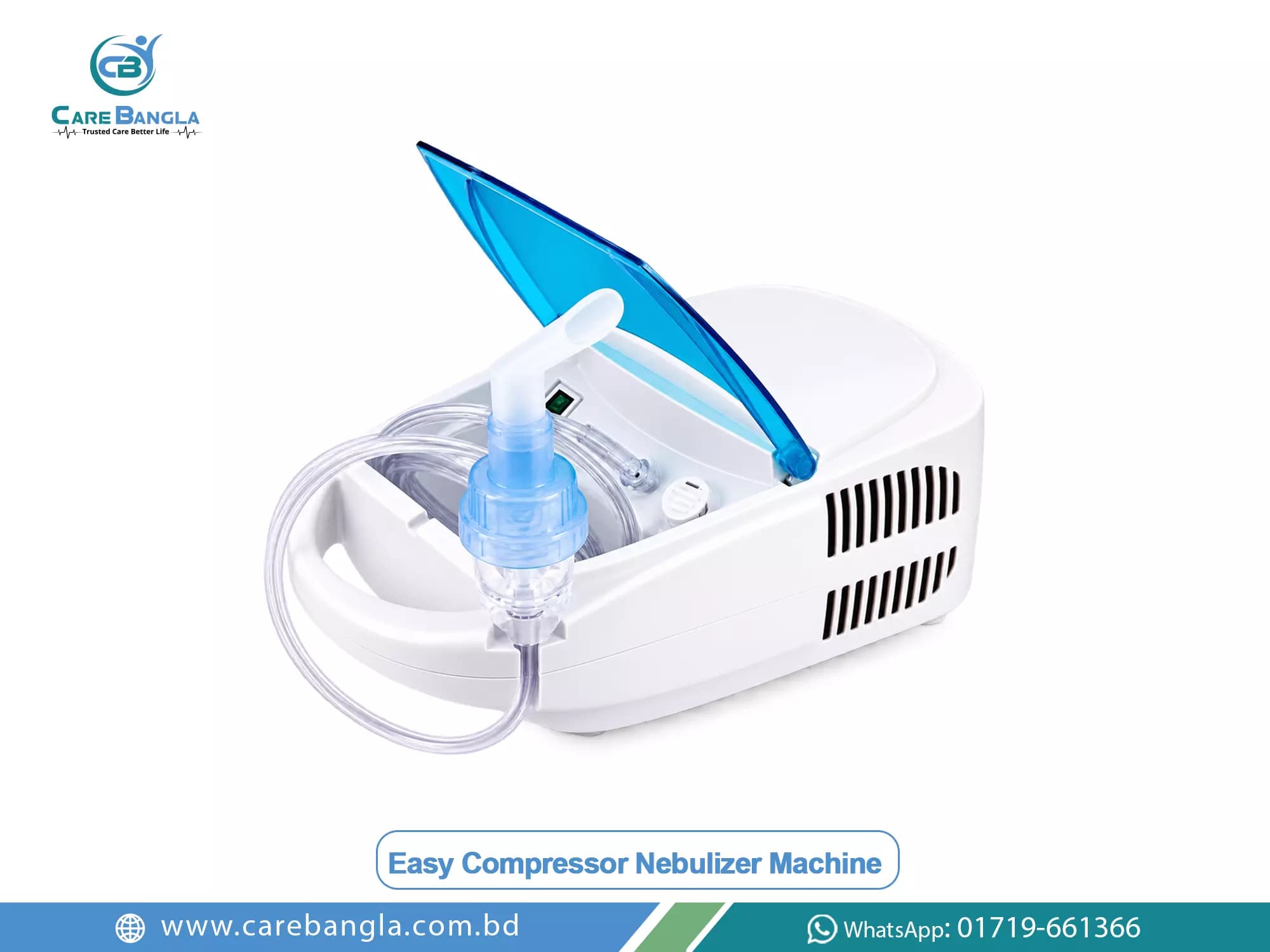 Easy Compressor Nebulizer Machine Price in Bangladesh Easy Compressor Nebulizer Machine Price in Bangladesh — Easy compressor nebuliser machine with medication chamber, masks and tubing
