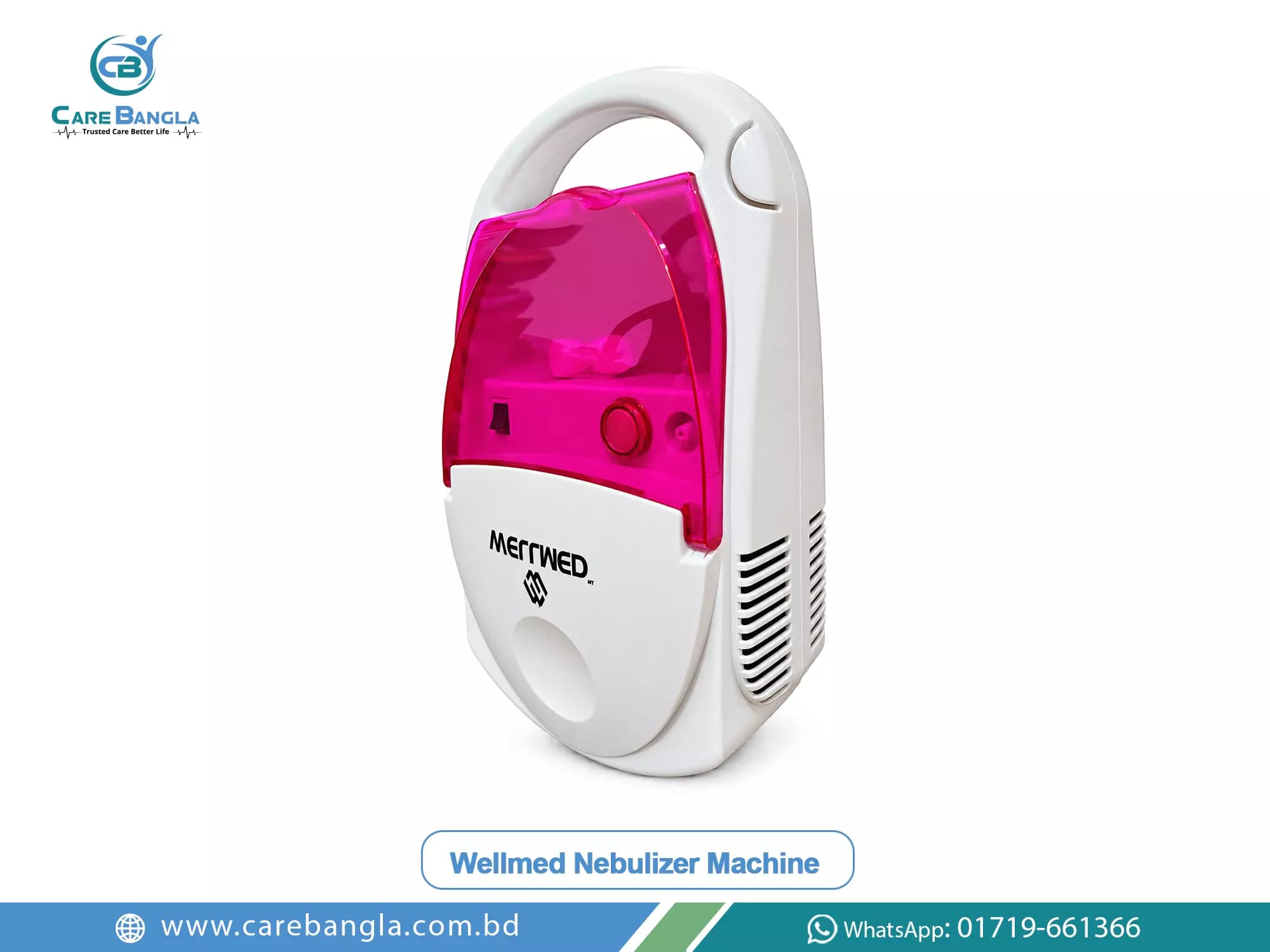 Wellmed Nebulizer Machine Price in Bangladesh Wellmed Nebulizer Machine Price in Bangladesh — Wellmed nebuliser machine with detachable medication chamber and masks