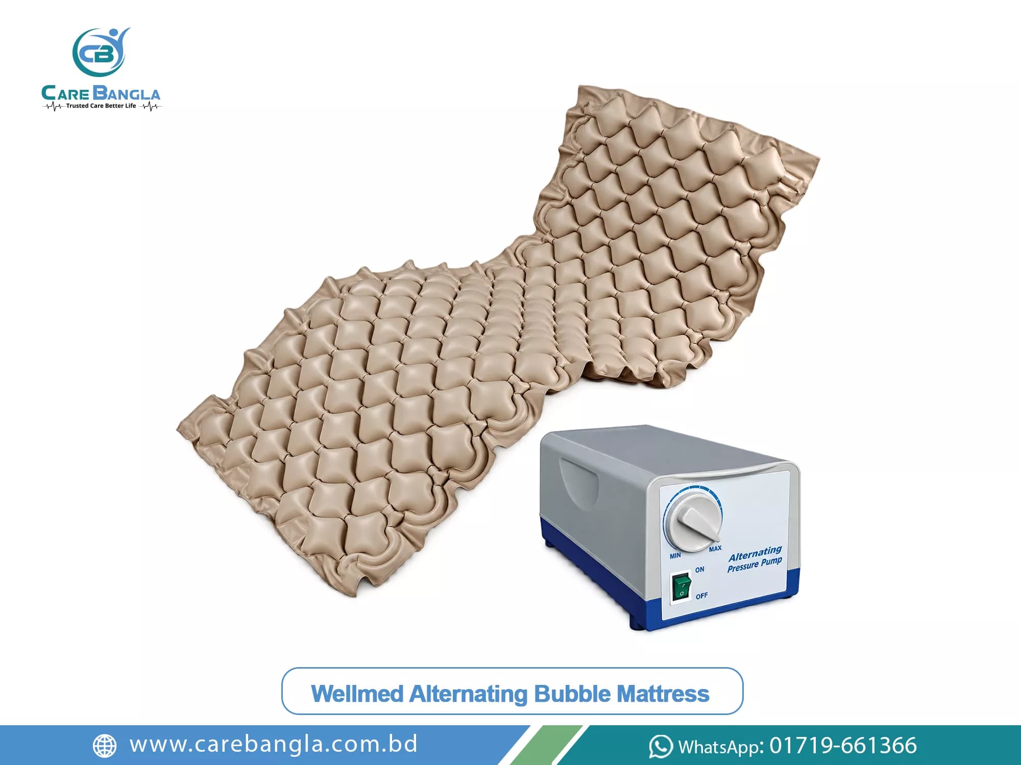 Wellmed Alternating Bubble Mattress Price in Bangladesh Wellmed Alternating Bubble Mattress Price in Bangladesh — Wellmed alternating bubble mattress overlay with pump