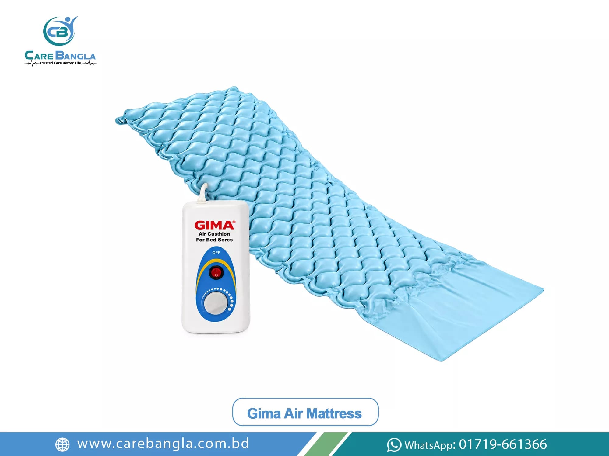 Gima Air Mattress Price in Bangladesh Gima Air Mattress Price in Bangladesh — Gima alternating pressure air mattress overlay with pump