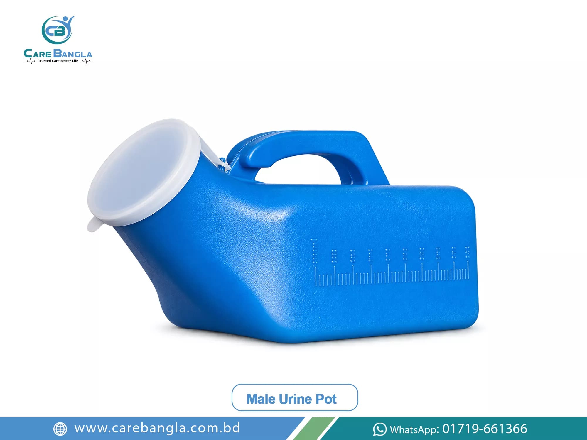 Male Urine Pot Price in Bangladesh Male Urine Pot Price in Bangladesh — reusable male urinal bottle with angled neck, handle and lid