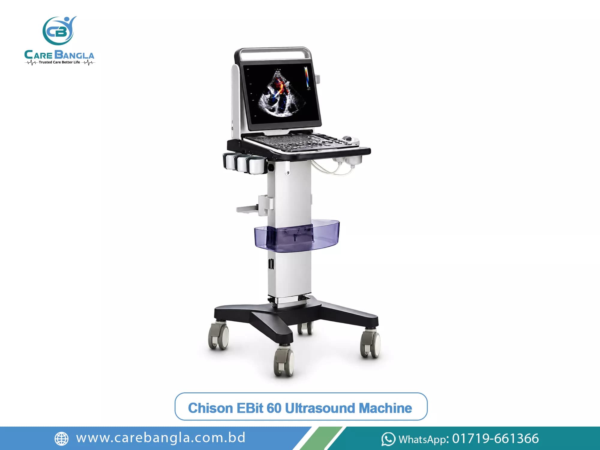 Chison EBit 60 Ultrasound Machine Price in Bangladesh Chison EBit 60 Ultrasound Machine Price in Bangladesh — Chison EBit 60 colour Doppler ultrasound console with monitor and control panel