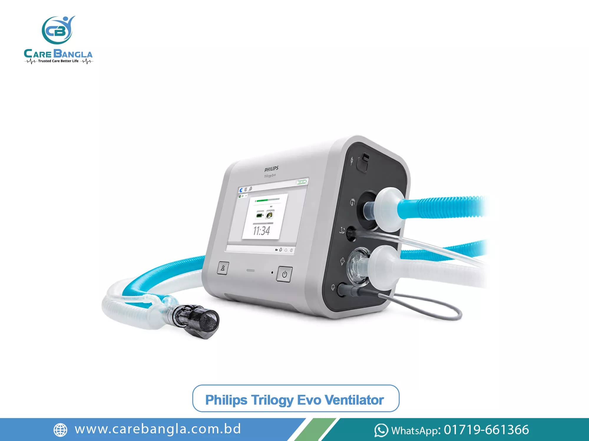 Philips Trilogy Evo Ventilator Price in Bangladesh Philips Trilogy Evo Ventilator Price in Bangladesh — Philips Trilogy Evo portable hospital-to-home ventilator with detachable battery